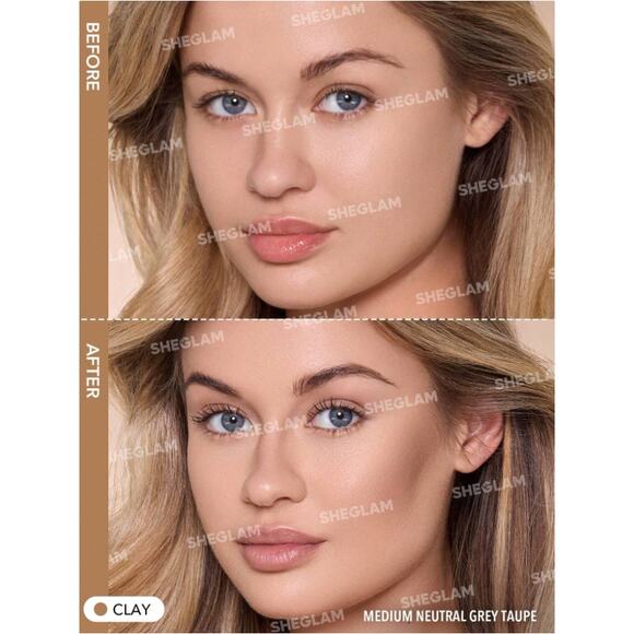 SHEGLAM Sun Sculpt Liquid Contour – Clay | Matte Cream Contour Stick | Medium - Picture 2 of 11